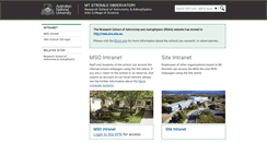 Desktop Screenshot of mso.anu.edu.au