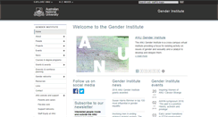 Desktop Screenshot of genderinstitute.anu.edu.au