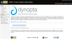 Desktop Screenshot of dynopta.anu.edu.au