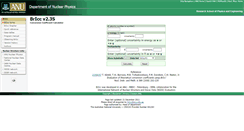 Desktop Screenshot of bricc.anu.edu.au