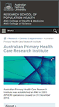 Mobile Screenshot of aphcri.anu.edu.au