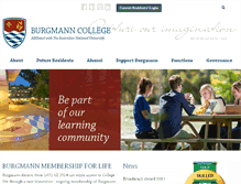 Tablet Screenshot of burgmann.anu.edu.au