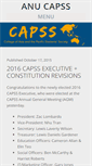 Mobile Screenshot of capss.weblogs.anu.edu.au