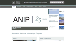 Desktop Screenshot of anip.anu.edu.au