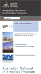 Mobile Screenshot of anip.anu.edu.au