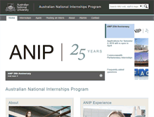 Tablet Screenshot of anip.anu.edu.au