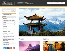 Tablet Screenshot of chinainstitute.anu.edu.au