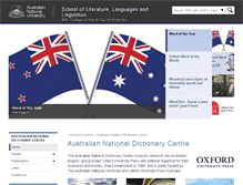 Tablet Screenshot of andc.anu.edu.au
