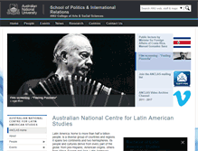Tablet Screenshot of anclas.anu.edu.au