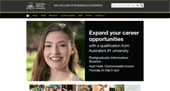 Desktop Screenshot of cbe.anu.edu.au