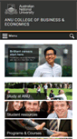 Mobile Screenshot of cbe.anu.edu.au