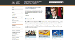 Desktop Screenshot of apcd.anu.edu.au
