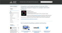 Desktop Screenshot of i2s.anu.edu.au