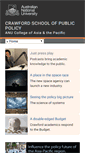 Mobile Screenshot of crawford.anu.edu.au