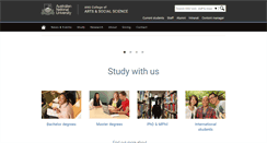Desktop Screenshot of cass.anu.edu.au