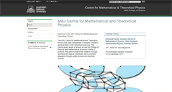 Desktop Screenshot of cmtp.anu.edu.au