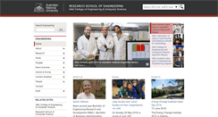 Desktop Screenshot of eng.anu.edu.au