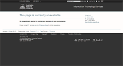Desktop Screenshot of anumail-old.anu.edu.au