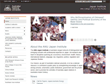 Tablet Screenshot of japaninstitute.anu.edu.au