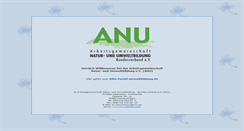 Desktop Screenshot of anu.de